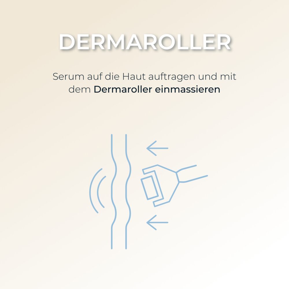 depigmentierung-serum-microneedling-serum-utsukusy-cosmetics-dermaroller-einmassieren