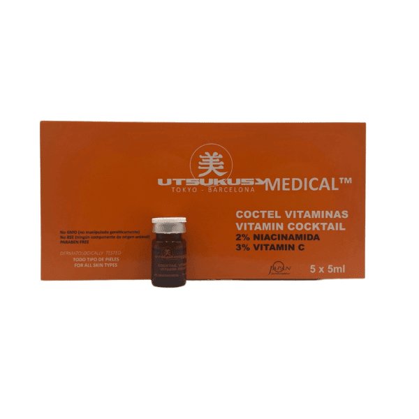 Cocktail Vitamin-steriles Microneedling Serum-Verpackung und Ampulle