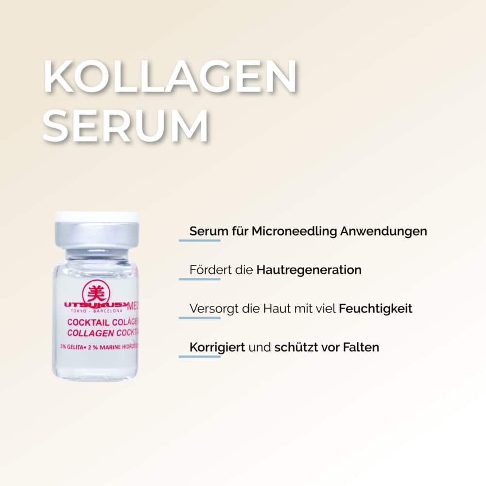 Kollagen Serum | steriles Microneedling Serum | Utsukusy Cosmetics – Bild 2