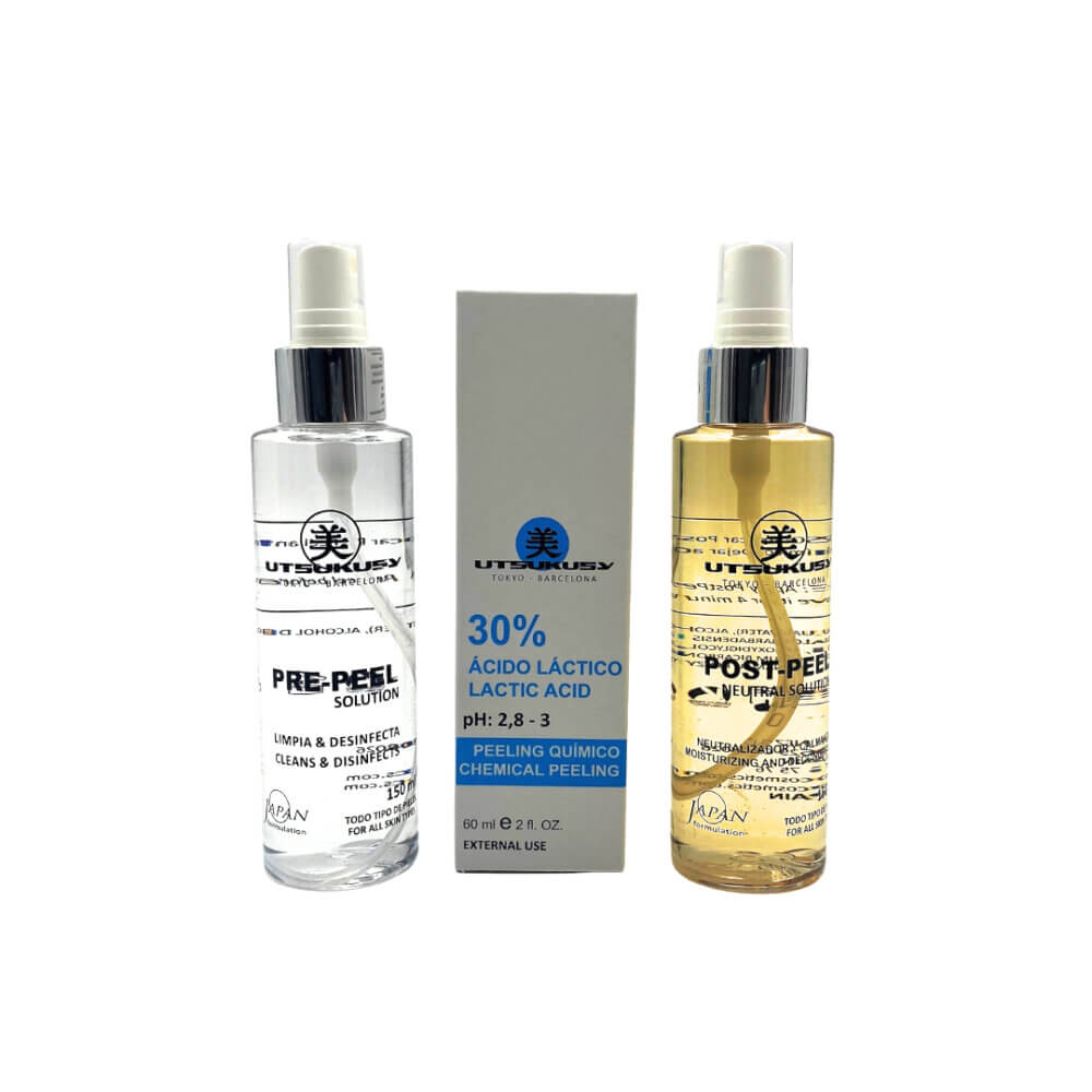 Microneedling Fruchtsäurepeeling Milchsäure Peeling Set