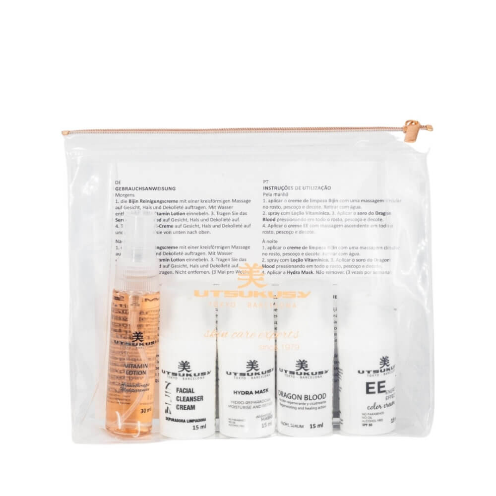 Reiseset-Discovery Set-Utsukusy Cosmetics-verpackt